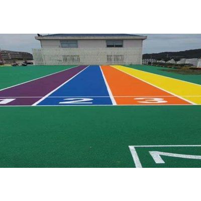 幼儿园塑胶环保地面 田径塑胶跑道 新国标塑胶跑道 聚氨酯塑胶跑道 小学塑胶跑道 学校橡胶跑道