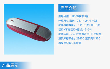 【厂家生产供应优质新款U168联想U盘外壳(纹面)批发 质优价廉】价格,厂家,图片,塑胶、塑料外壳,深圳市创智塑胶制品-