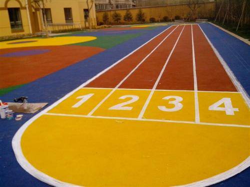 幼儿园EPDM塑胶跑道及运动场地施工全攻略